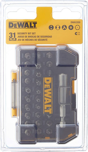 Juego De Destornilladores Dewalt, Seguridad, 31 Piezas (dwax