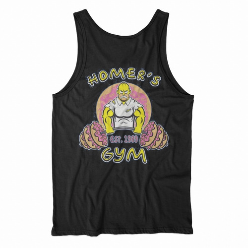 Musculosa Homero Simpson Gym Ranwey Dty020