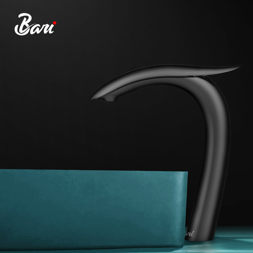 Griferia De Lavamano Draco 29 Cm Gunmetal Black Marca Bari
