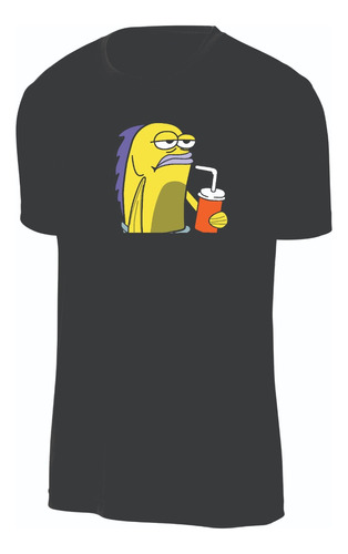 Camisetas Bob Esponja Meme Pez Soda