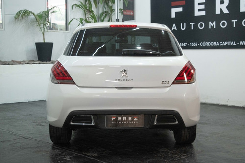 Imagen 2 de 10 de Peugeot 308 Allure 1.6 Nafta 2017 Color Blanco Impecable!