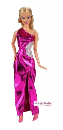 Vestido P/ Boneca Barbie Sapatinhos Roupa Luxo Festa Gala Vários