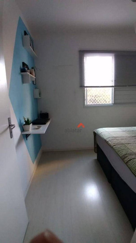Imagem 4 de 21 de Apartamento Com 2 Dormitórios À Venda, 48 M² Por R$ 265.000,00 - Jardim Henriqueta - Taboão Da Serra/sp - Ap0637