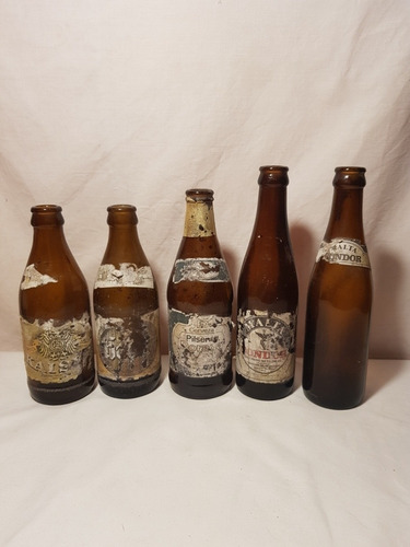 Imagen 1 de 9 de Botellas Antiguas Cerveza Kaiser, Cóndor Y Pilsener Dorada