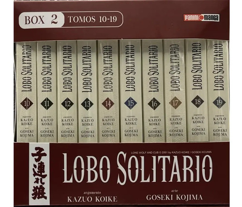 Panini Manga Lone Wolf Boxset 2, De Kazuo Koike., Vol. 2. Editorial Panini, Tapa Blanda En Español, 2022