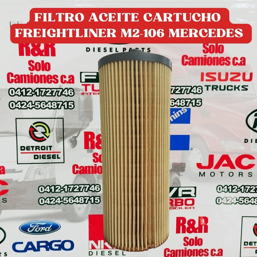 Filtro Aceite (cartucho) Motor M2-106 (marca Mann Filter)