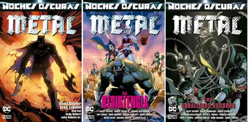 Dc Ovni - Noches Oscuras Metal Vol 1 Al 3 + Batman Que Rie