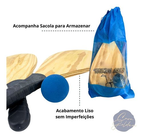 Raquete Frescobol C/4 Bolinhas Esporte De Praia Beach Tenis Cor Sortido