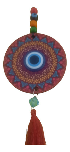 Amuleto Colgante Ojo Turco Mandala, Protección Hogar