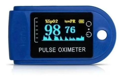 Oxímetro De Dedo De Pulso Profesional Led Azul Niño Y Adulto