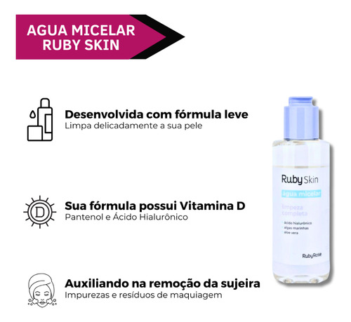 Kit Skincare Limpeza Hidratação Autocuidado Completo 5 Itens