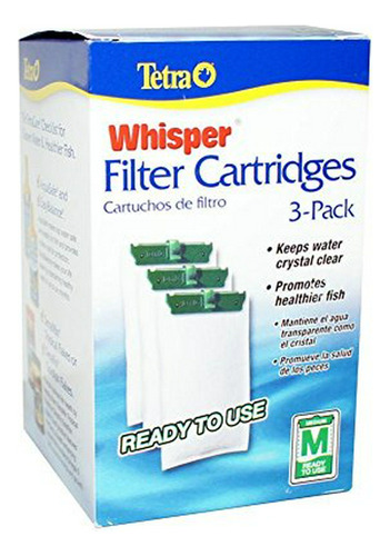 Cartuchos Filtro Acuario Whisper Tetra 3uds.