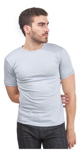 Camiseta Cuello Redondo Manga Corta Para Hombre Santana