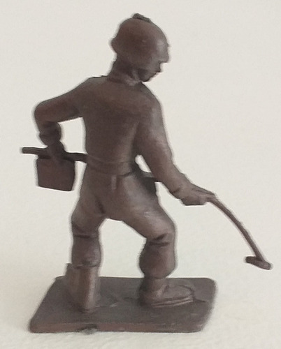 Imagen 5 de 7 de Figura Aleman Barreminas Soldadito Plastico Retro Vintage