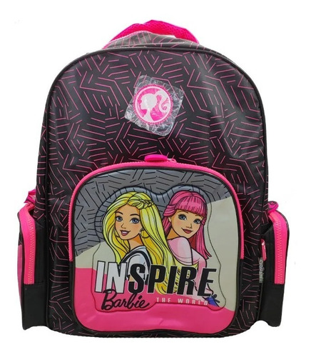 Mochila Escolar Barbie Con Carro 17pulgadas 34614