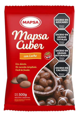 Chocolate Mapsa Cuber Boton X 500gr