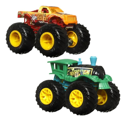 Hot Wheels Monster Truck Spur Moment Vs Loco Punk - Mattel