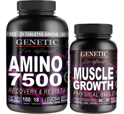 9 Aminos Esenciales 7500 Muscle Growth Testo Up Sex Genetic