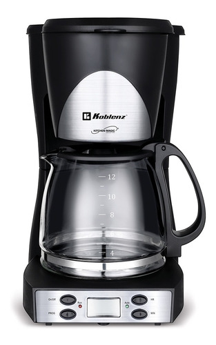 Cafetera Programable 12 Tazas Ckm 212 Pin Negro Koblenz