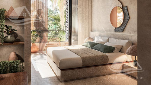 Departamento En Venta En Aflora Aldea Zama Tulum Hcs5442
