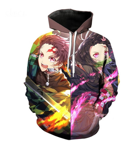 Sudadera Con Capucha Demon Slayer Kamado Tanjirou Fashion