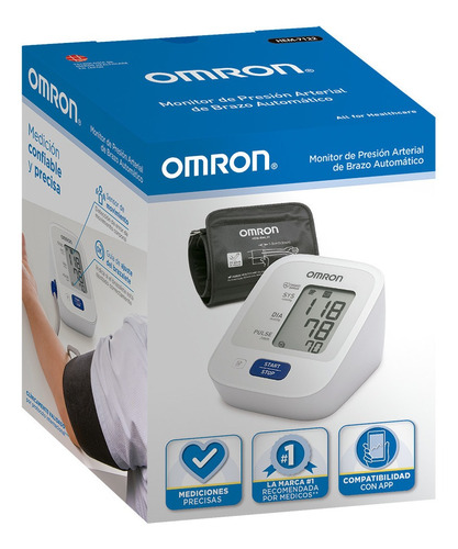 Tensiómetro De Brazo Omron Hem7122 Control+