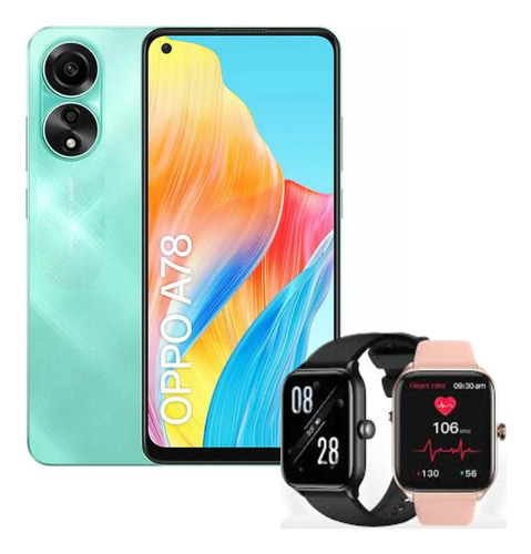 Oppo A78 256gb Ram 8gb + Smartwatch Motive 6 Pro