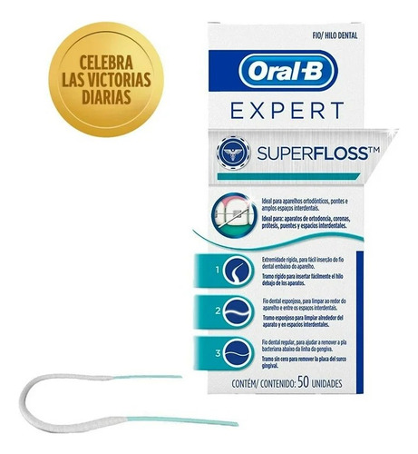 Hilo Dental Oral-b Expert Superfloss 50 Pzas