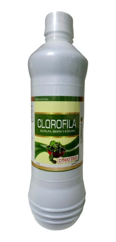 Clorofila Extracto Bebible, Con Alfalfa, Menta Y Acelga