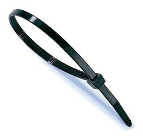 Precinto Plastico 30 Cm Largo X 100 Unidades Negro