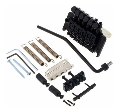 Floyd Rose Schaller Completo Com Trava 43mm Bloco 37 Black