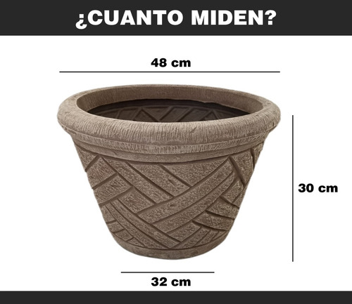 Imagen 7 de 7 de Maceta Minimalista Cilindro Mejor Que Fibra De Vidrio .17
