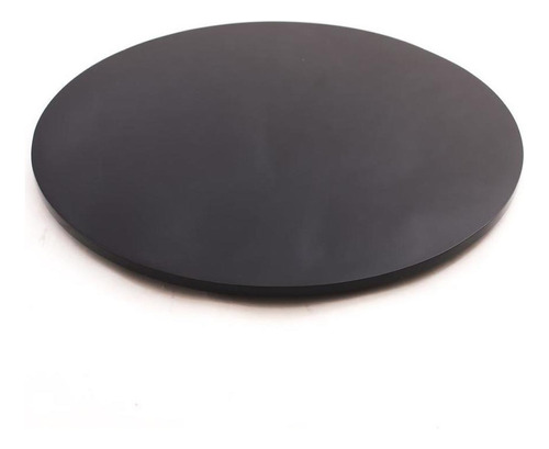 Prato Giratório De Mesa Preto 80 Cm