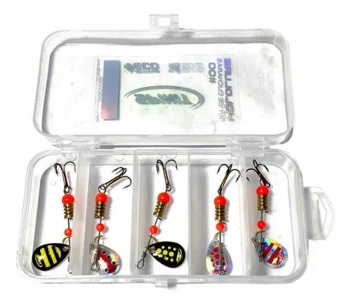 Kit 5 Cucharas Hololure Spinit Numero 1 + Caja Organizadora