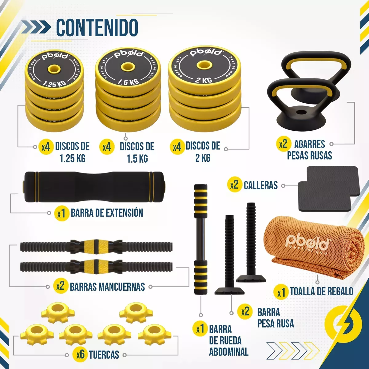 Segunda imagen para búsqueda de pesas para hacer ejercicio