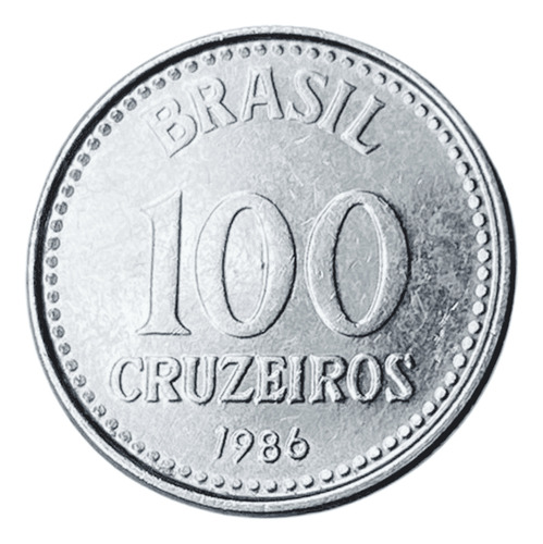 Moeda Do Brasil - 100 Cruzeiros De 1986