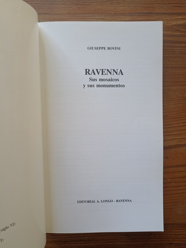 Ravenna / Mosaicos Y Monumentos - Giuseppe Bovini (Usado)