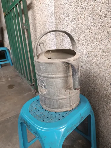 Jarra De Metal De Jardín (Usado)