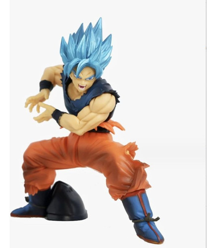 Figura Goku Super Saiyan Blue  - Dragon Ball  Super 20cm 