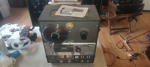 Cinta Abierta Reel To Reel Akai X-355 Japan Enciende Dtalles (Usado)
