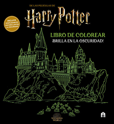 Libro Harry Potter. Libro De Colorear Â¡brilla En La Oscu...