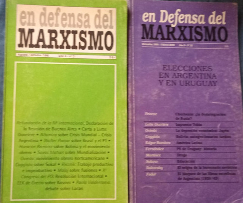 En Defensa Del Marxismo