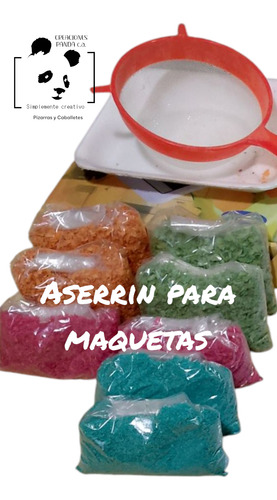 Materiales Para Maquetas Dioramas / Césped Aserrín Follaje