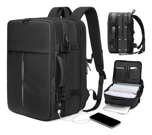 Mochila Notebook 45l Impermeavel Escolar Feminina Masculina