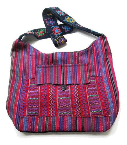 Morral Bandolera Guitarra Norteña De Telar En Mamakolla