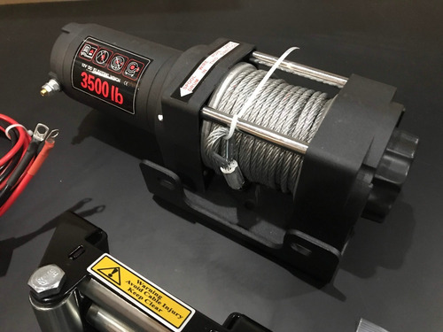Malacate 3500 Lbs 1600 Kg 12v Control Remoto Cable De Acero