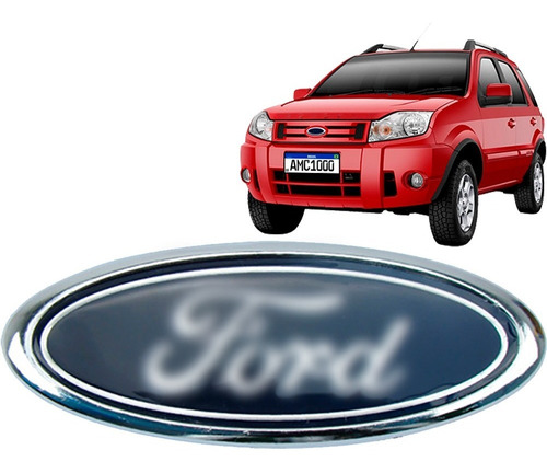 Emblema Ford Oval Ecosport 2003 A 2012 Porta Malas 