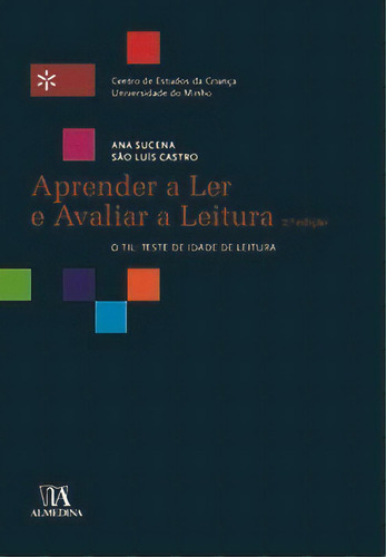 Aprender A Ler E Avaliar A Leitura, De Castro, Luis. Editora Almedina Em Português