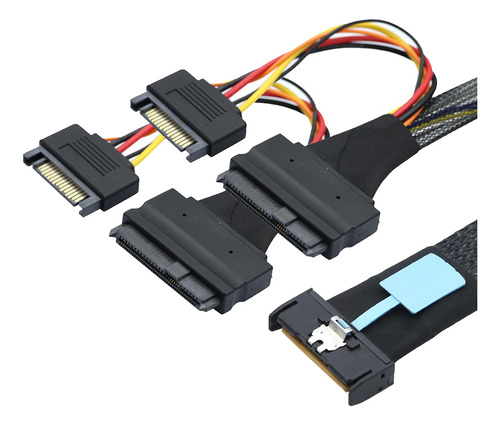 Cable Adaptador De Servidor Slimline Sas Mcio 8i 74p A 2-sff