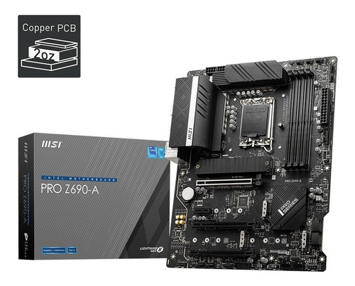 Imagen 6 de 7 de Motherboard Z690-a Pro Msi Intel S1700 12va Ddr5